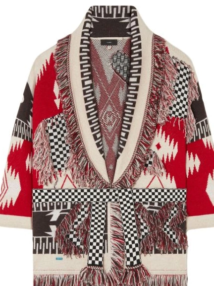 cardigan Women Racing Alanui wool Icon 0429